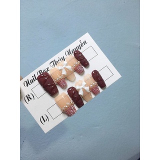 Móng úp kèm keo + dũa nail