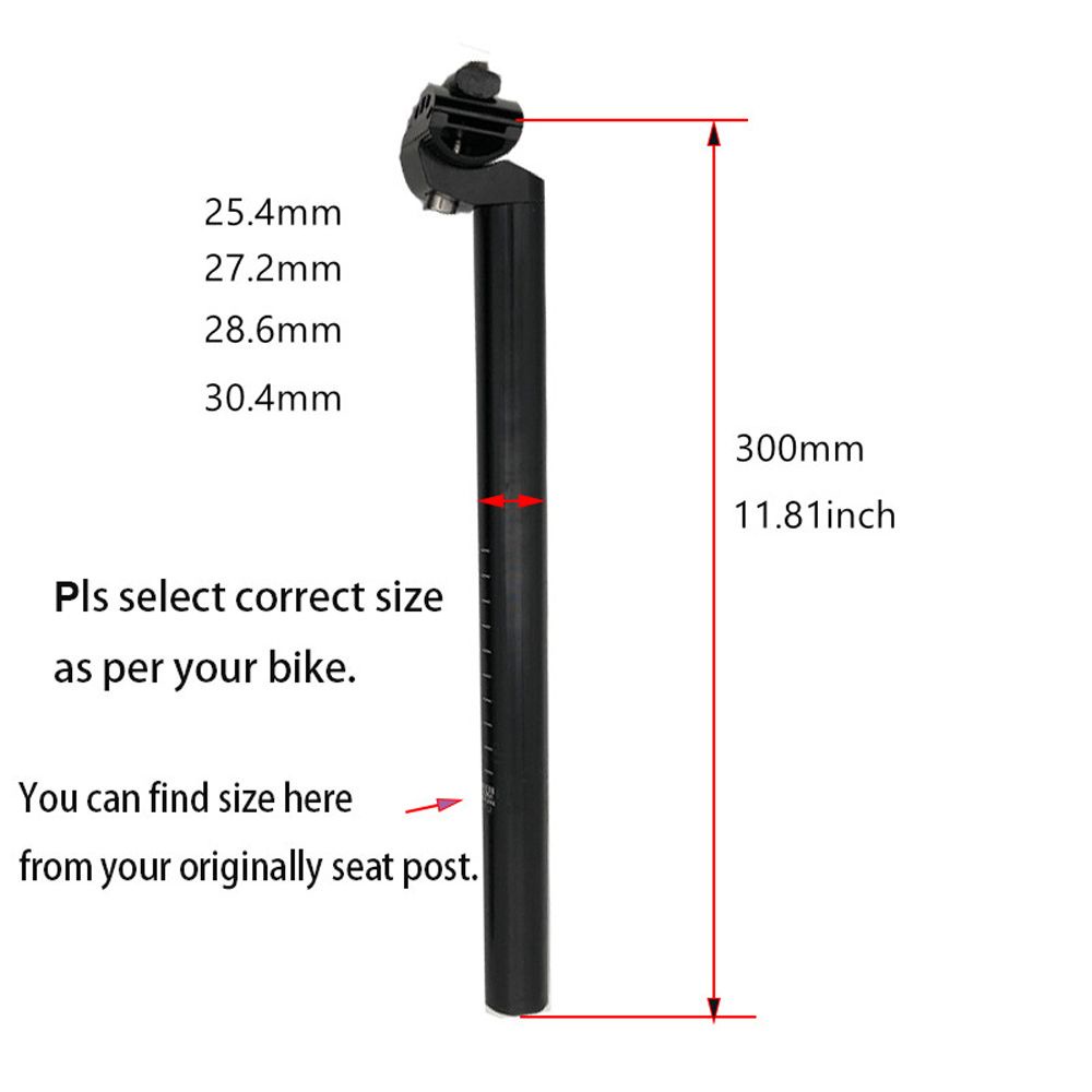 Trục gắn yên xe đạp leo núi bằng hợp kim nhôm nhiều size tùy chọn