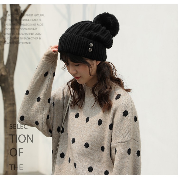 (Mẫu Mới 2019) Mũ Len Nữ Thời Trang MULEN-001 | BigBuy360 - bigbuy360.vn