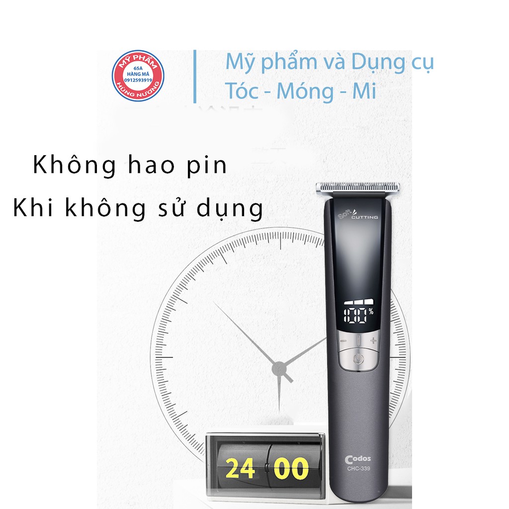 Tông Đơ Codos CHC339 Fade Cạo Trắng Chân