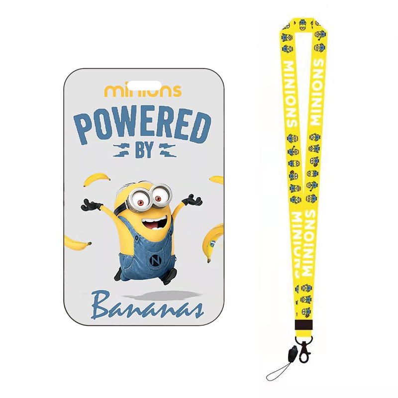 Ví Đựng Thẻ ID / Thẻ ID / Thẻ ID Hình Người Lính Nhỏ Màu Vàng Dễ Thương Sáng Tạo