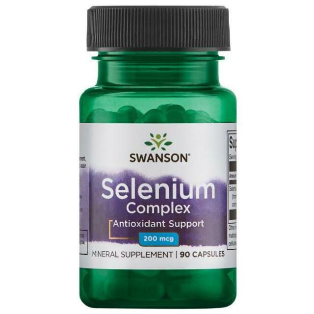 Vitamin | Swanson Albion Selenium | Tăng Thị Lực Bảo Vệ Tim Mạch Và Tuyến Tiền Liệt 200mcg  - Chính Hãng