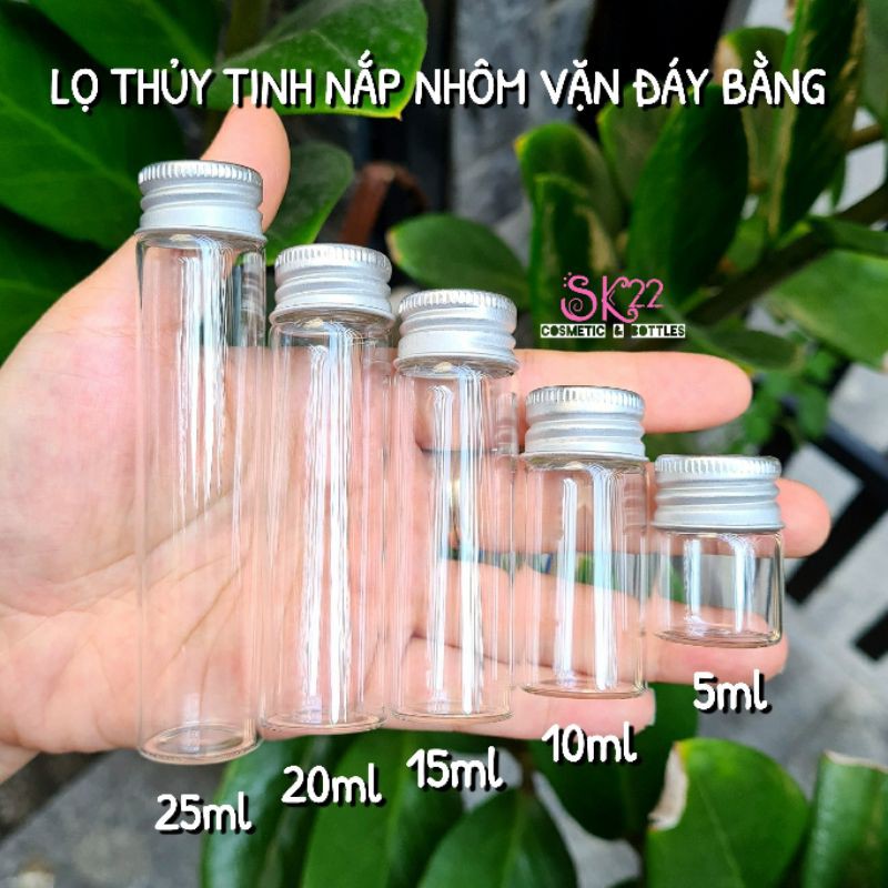 [Đủ size]🥑LỌ THỦY TINH NẮP NHÔM VẶN ĐÁY BẰNG🥑