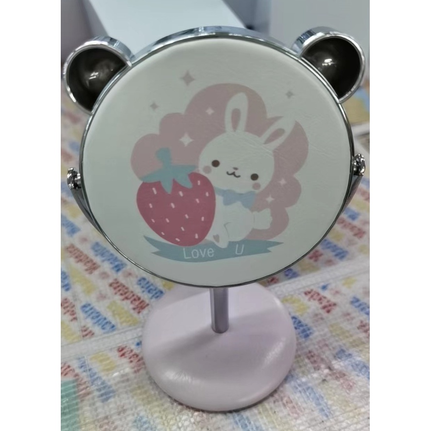 Gương tròn mini tai gấu xoay 360 độ Siêu Dễ Thương (Nhiều Hình Xinh Xắn - giao mẫu ngẫu nhiêu)