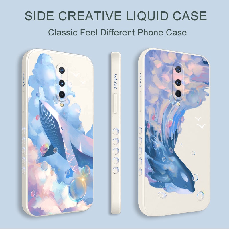 Ốp Lưng Cá Voi Xanh Cực Xinh Cho Điện Thoại OnePlus 8 8T 7 7T Pro