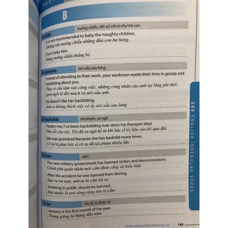 Sách - 600 Động từ bất quy tắc và cách dùng các thì trong tiếng anh