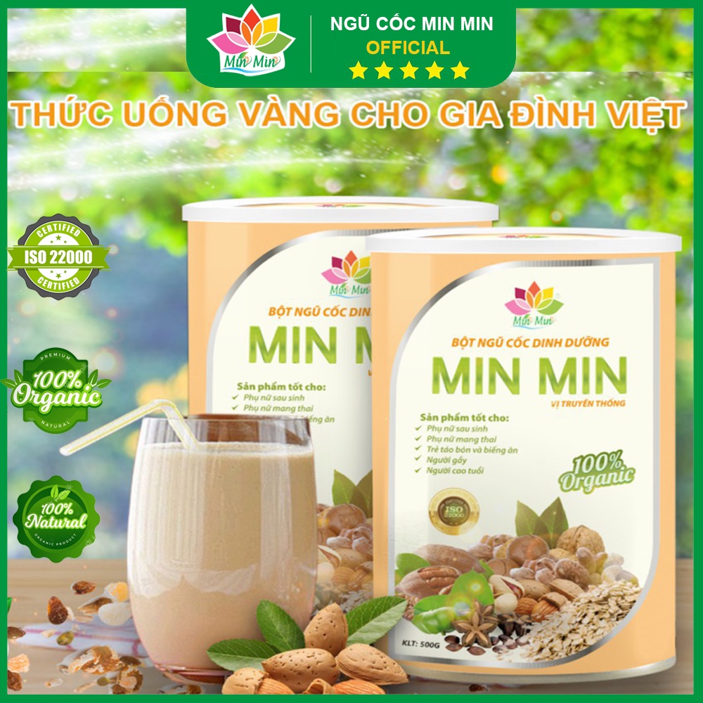 Ngũ cốc min min lợi sữa dinh dưỡng bà bầu mẹ sau sinh người gầy ăn sáng tăng cân ăn kiêng giảm cân ngũ loại 29 hạt