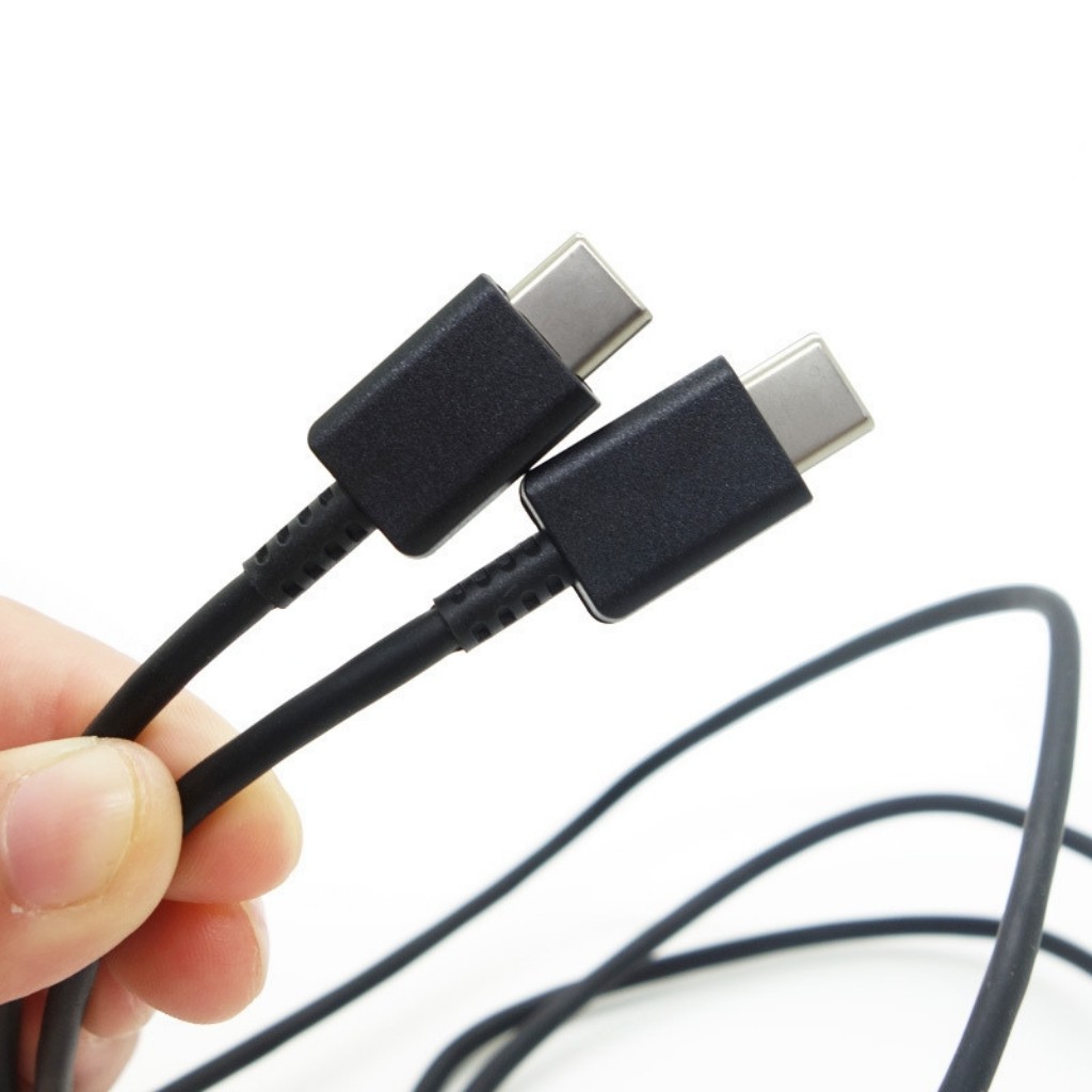 Cáp sạc nhanh Type C Samsung chính hãng_ Type C to Type C_ Cáp 2 đầu Type C real 1m