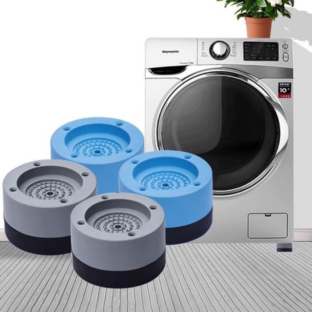 Bộ 4 miếng đệm cao su lót chân máy giặt chống rung chống ồn