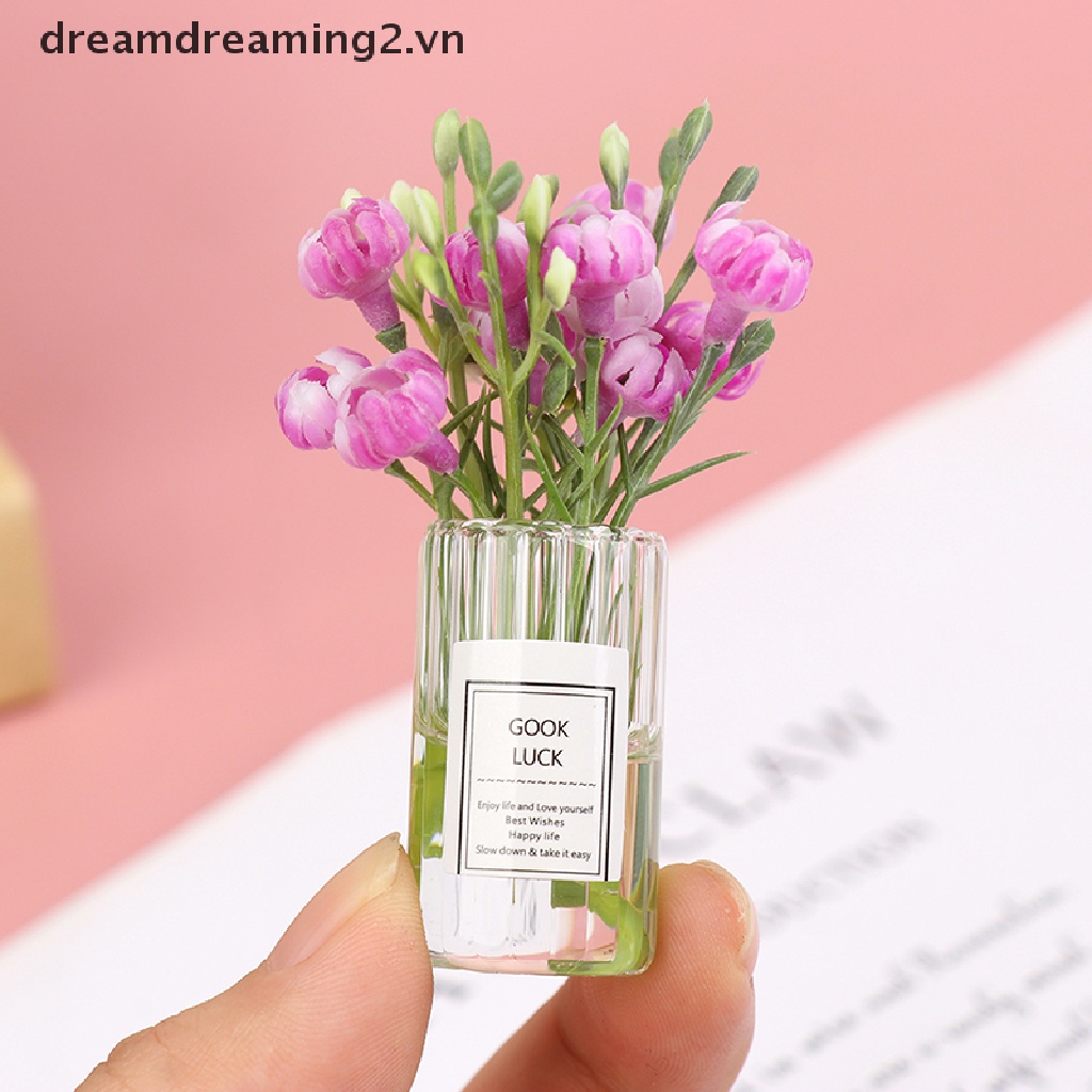 Bình Hoa Nhài Mini Tỉ Lệ 1: 12 Xinh Xắn Đáng Yêu