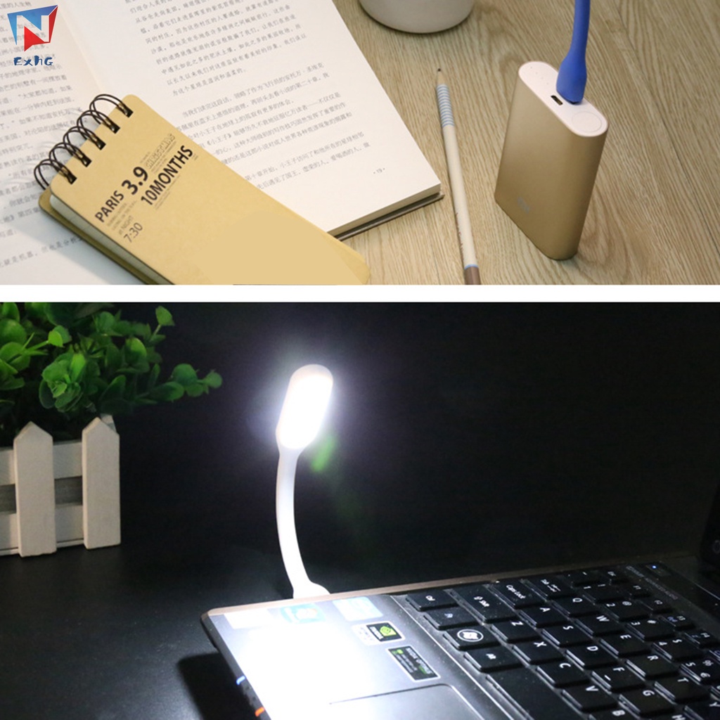 1/3 Đèn LED USB Mini Linh Hoạt Cho Bàn Phím Máy Tính
