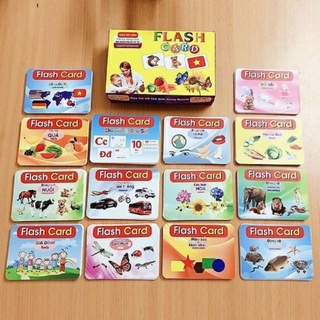 Bộ Thẻ Học Thông Minh 19 Chủ Đề Loại To Song ngữ tiếng Anh loại chuẩn Glenn Doman Flashcard cho bé từ 0-6 tuổi