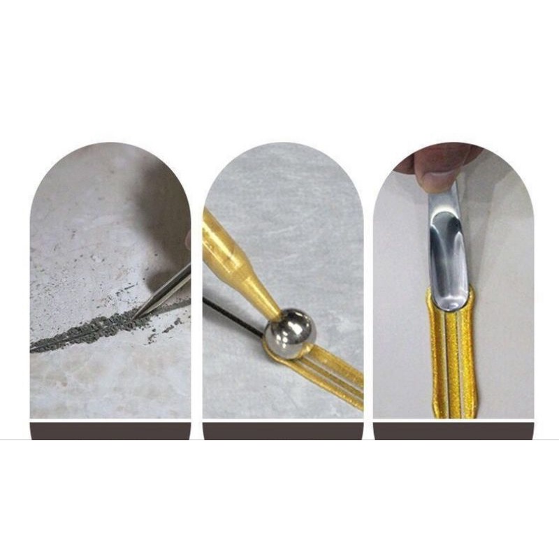 Dụng cụ làm keo silicon, keo chít mạch trám khe-1bộ