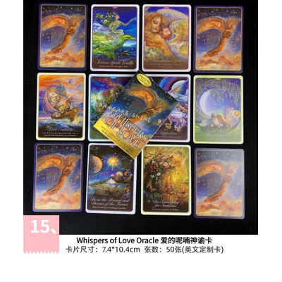 Set 50 tấm thẻ bài tiếng Anh hình kỳ lần/ thiên thần/ phù thủy độc đáo chất lượng cao