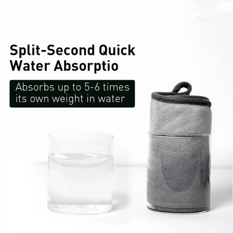 Khăn lau ô tô Baseus 3 lớp vải sợi siêu thấm hút dễ dàng cho vệ sinh cho xe hơi nhà cửa phòng