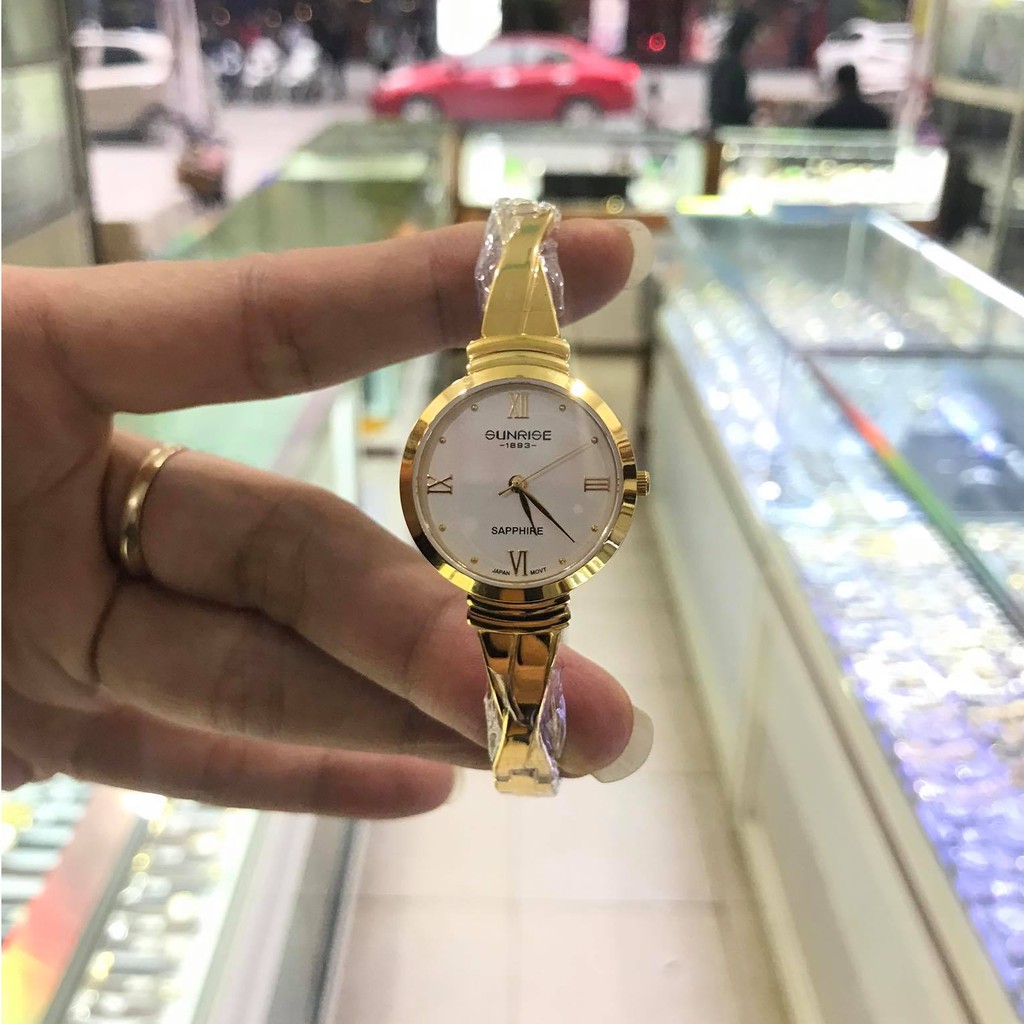 Đồng hồ nữ SUNRISE 9945SB kính Sapphire chống xước và chống nước tuyệt đối | BigBuy360 - bigbuy360.vn