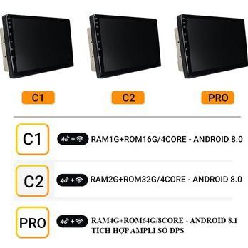 DVD Ô tô Android OLED 9inch xe Kia Soluto 2019 Cắm sim 4G