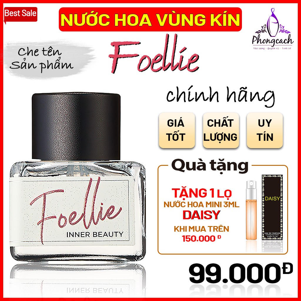 [XẢ HÀNG TỒN KHO] Nước Hoa Vùng Kín Follie 💟 Giảm 30% 💟 Nhẹ Nhàng 💥 Tinh Tế 💥 Chính hãng Hàn Quốc Foelie