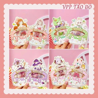 Sticker túi 3 tờ nhiều phong cách độc đáo - VPP Táo Đỏ