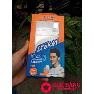 Pin sạc dự phòng Arun Y40 10400mAh [SẠC NHANH 2.1A]