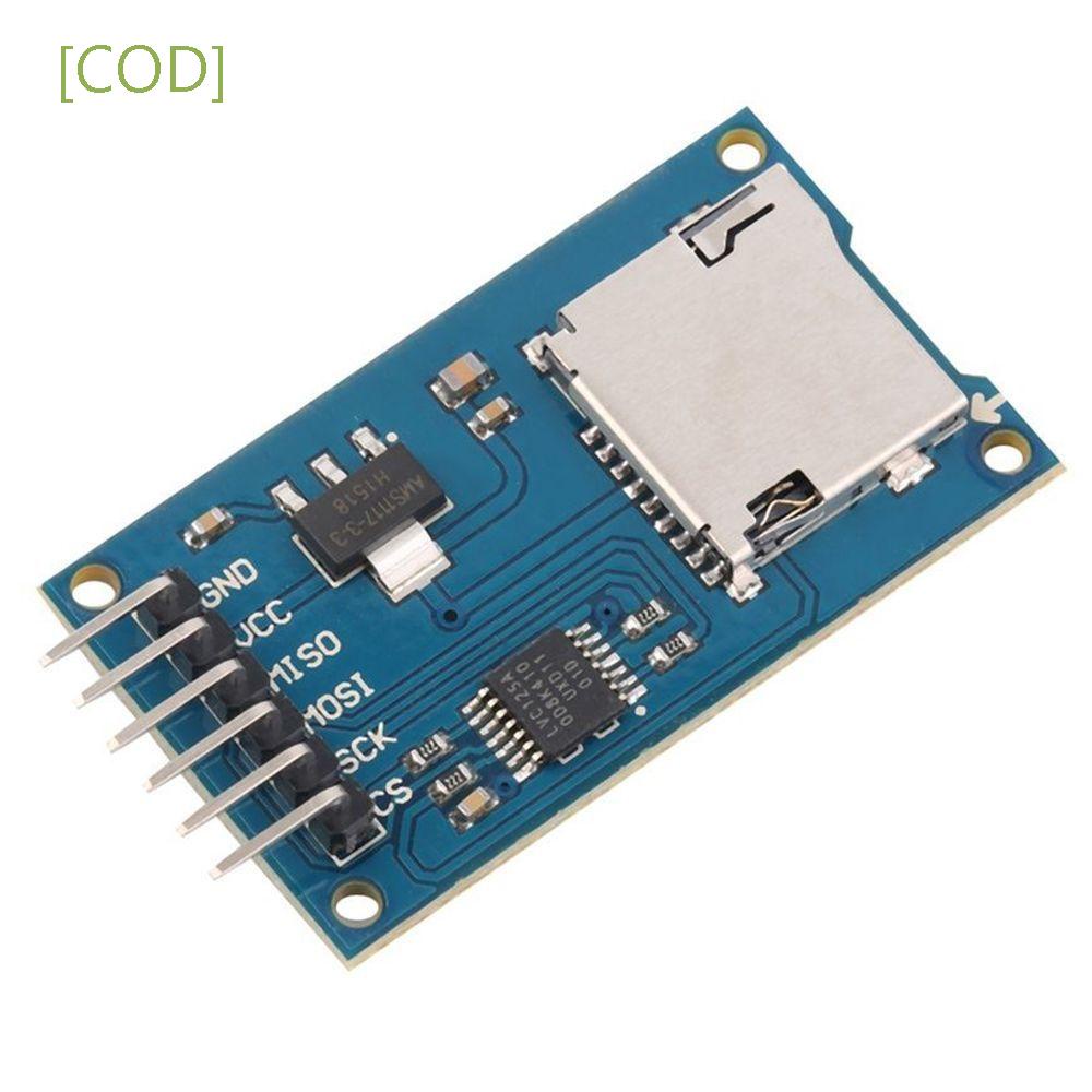 [COD] 1PCS Mini Reader Memory Shield Module Diy Starter Kit Expansion Board Mciro  TF Micro SD Storage Board for Smart Electronics High Quality SPI Micro SD Storage/Multicolor