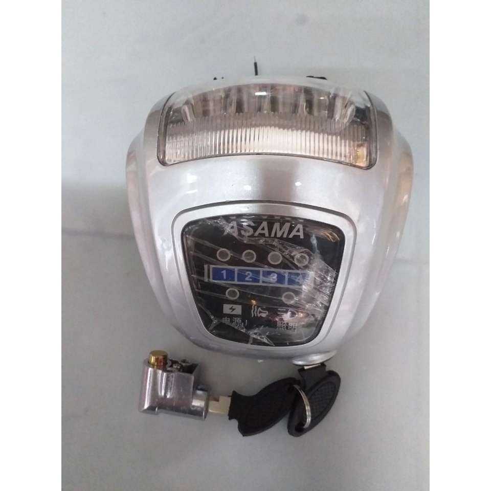 Đầu Đèn Xe Đạp Điện ASAMA 36V- 48V  XE ĐIỆN MINH THÁI