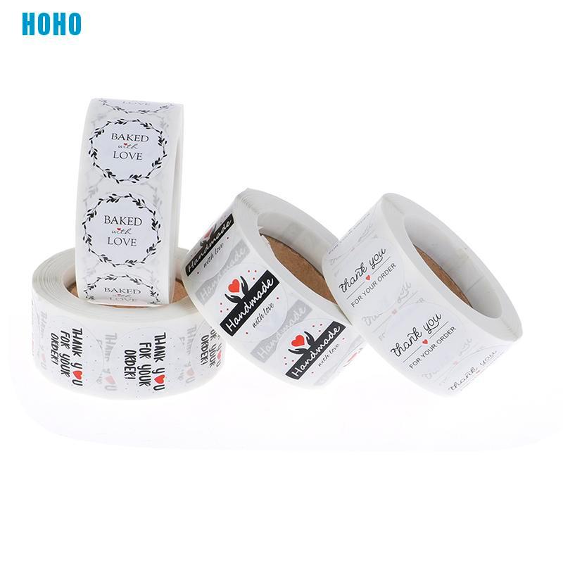 Bộ 2 cuộn hình dán chữ Thank You For Your Order đáng yêu | BigBuy360 - bigbuy360.vn