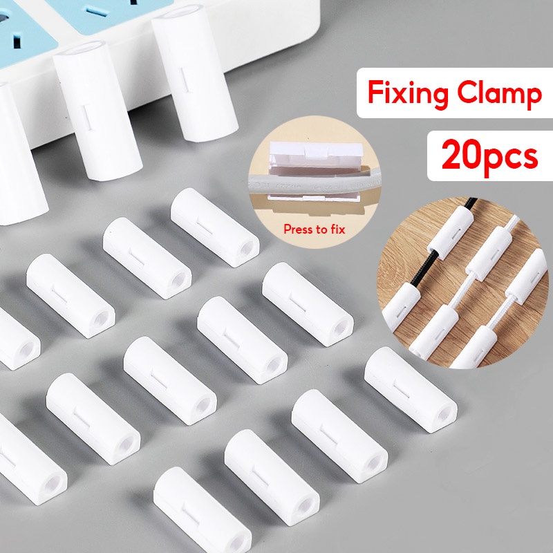 Set16/20 kẹp nhựa giữ dây cáp gọn gàng tiện dụng
