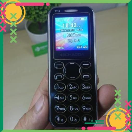 Điện thoại mini Kechaoda K115 kiêm tai nghe bluetooth nhỏ gọn 3 sóng siêu mỏng BH 12 tháng