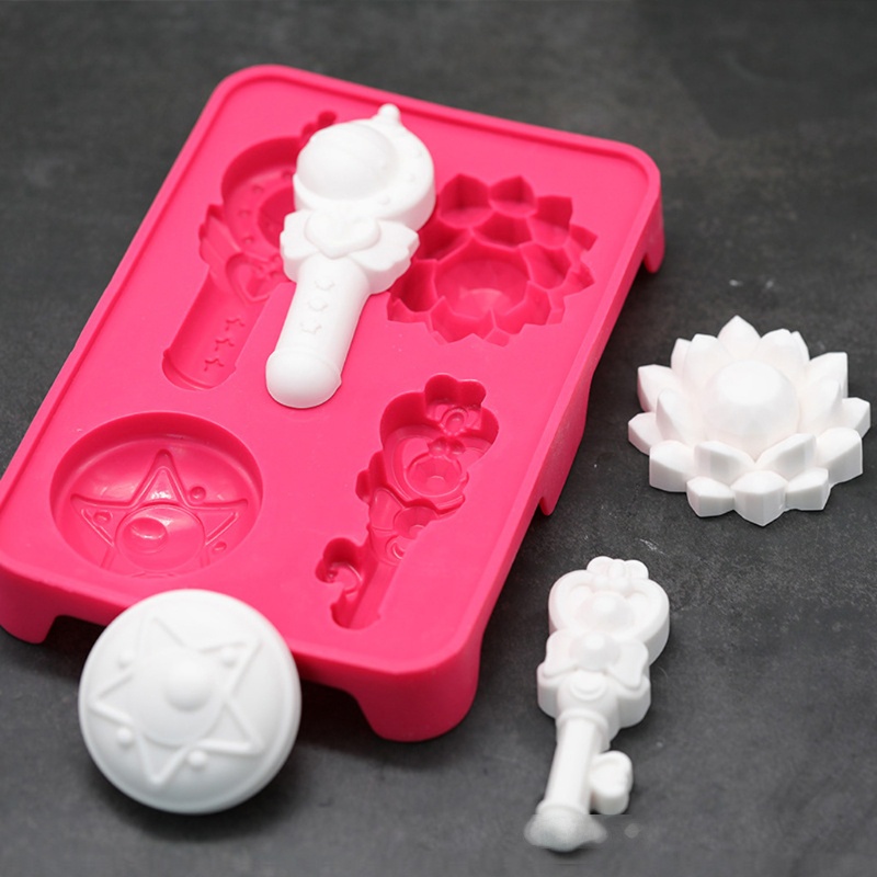 Sa Khuôn Silicon Làm Que Nhựa Resin Thủ Công DIY