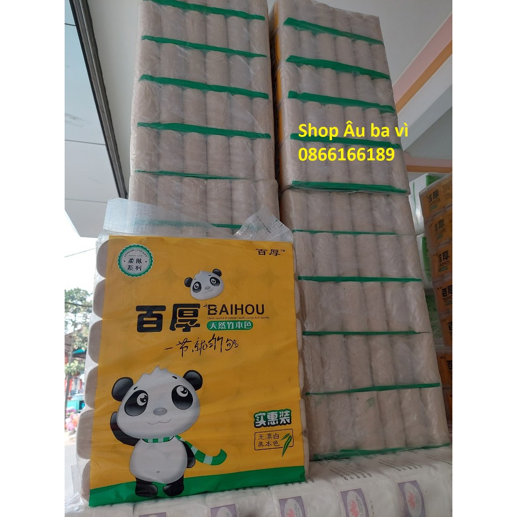 giấy vệ sinh baihou 36 cuộn không lõi (  NỘI ĐỊA TRUNG ) - siêu dai - siêu mềm mịn - chất lượng đã được khẳng định