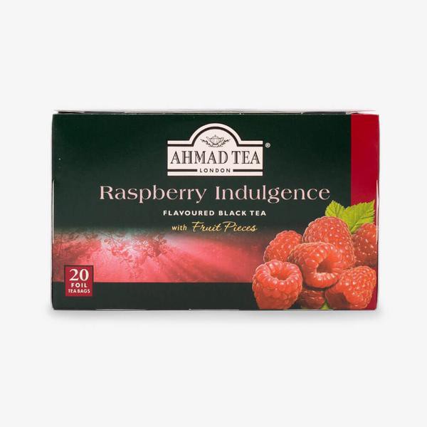 Trà Mâm xôi/ Phúc Bồn Tử Ahmad 40g (túi lọc có bao thiếc - 20 túi/hộp) - Ahmad Raspberry Indulgence Tea