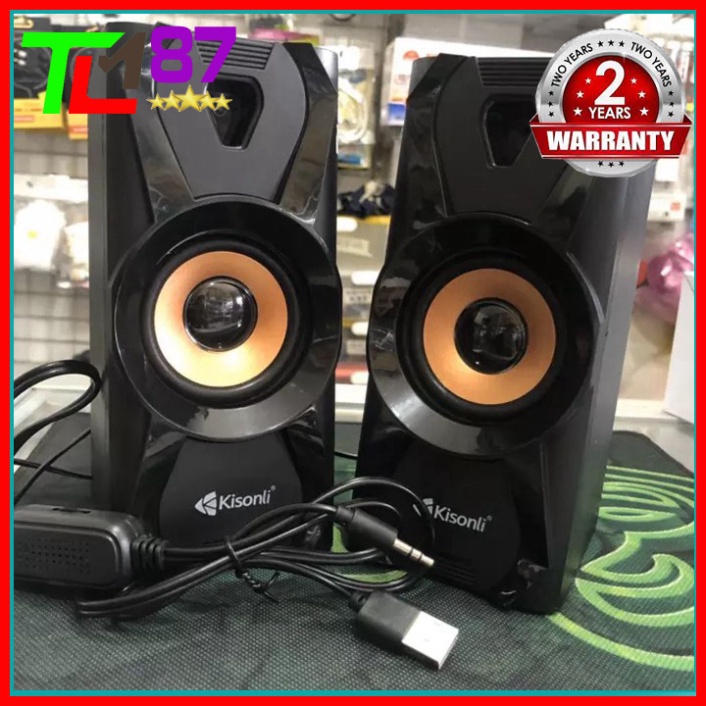 Loa Máy Vi Tính PC Laptop Để Bàn Cao Cấp 2.0 KISONLI U 9003 - Loa Nghe Nhạc Mini Có Dây