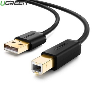 Cáp máy in USB 2.0 Ugreen 10352 (dài 5M)_Hàng chính hãng