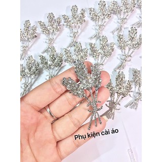 Khuy cài áo đá hình bông lúa