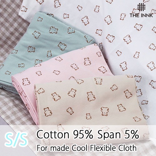 Vải Spandex Cotton Spandex Mềm Dẻo 90cm May Đồ Thủ Công DIY Cho Nữ Và Bé Theink0057