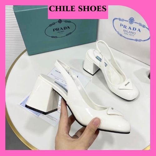 Sục nữ cao gót, Sục gót mũi vuông 5P đinh tán phối lưới , chuẩn size êm mầm mẫu mới hottrend cho mọi độ tuổi