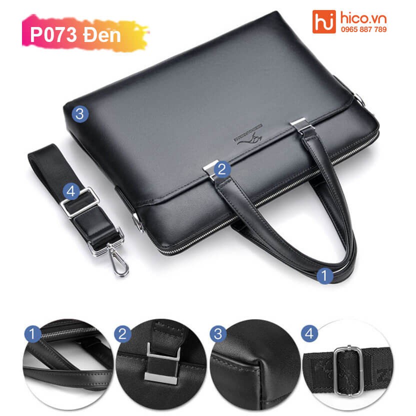 CẶP SÁCH DA CÔNG SỞ P073 - SANG TRỌNG - LỊCH LÃM