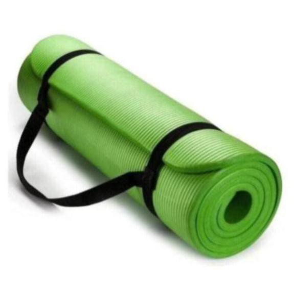 Thảm tập Yoga, Gym, Fitness Cao Cấp dày 10mm TPE Hàn Quốc(Tặng Kèm Túi Đựng Và Dây Buộc Thảm Sang Trọng) Kèm ảnh thật