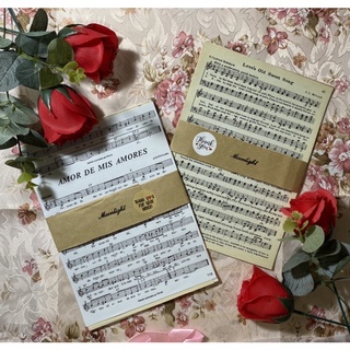 Set 10 tờ giấy nền vintage trang trí sổ buletjournal