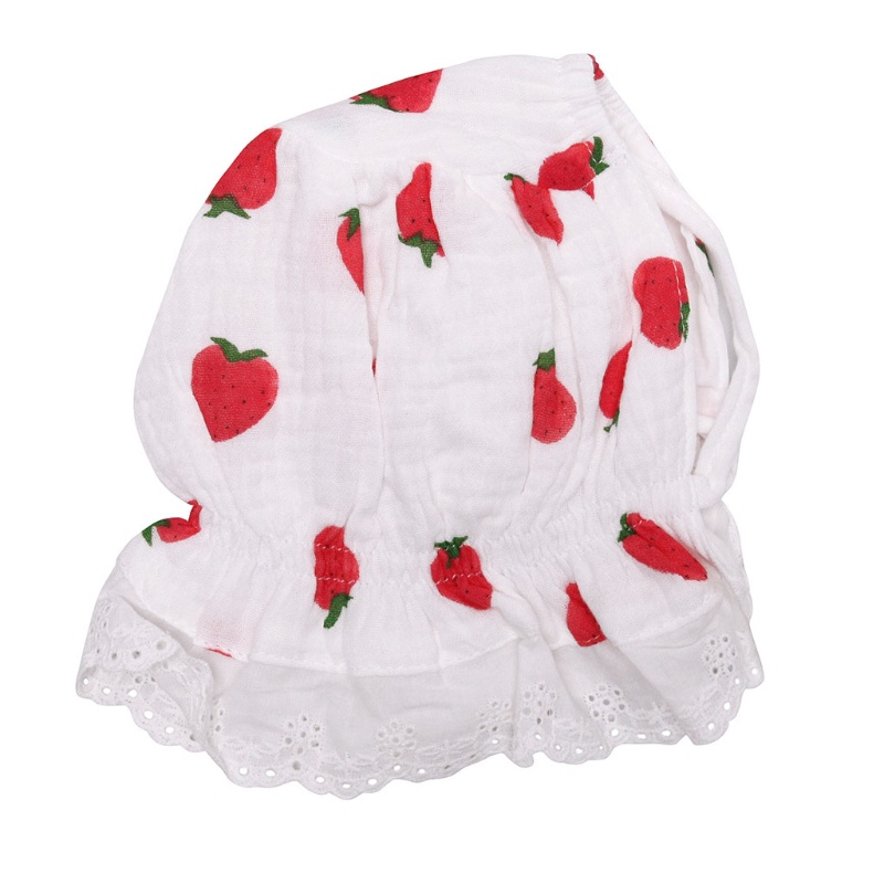 Mũ Bonnet Cotton Thoáng Khí In Họa Tiết Thời Trang Xuân Hè Dùng Làm Đạo Cụ Chụp Ảnh Cho Bé Sơ Sinh