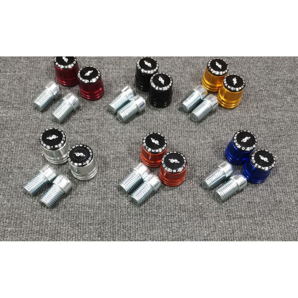 Chụp ốc bảo vệ heo dầu trước đầy đủ màu sắc 1 bộ (2con)