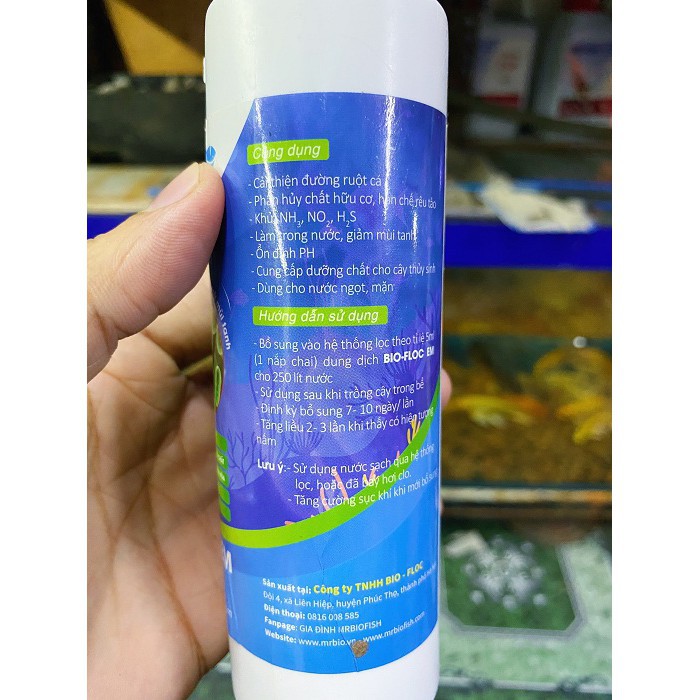 MEN VI SINH MR BIO FISH BIO-FLOC EM - Lọ 200ml