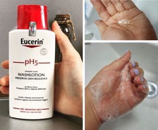 Sữa tắm-sữa rửa mặt EUCERIN PH5 cho da nhạy cảm