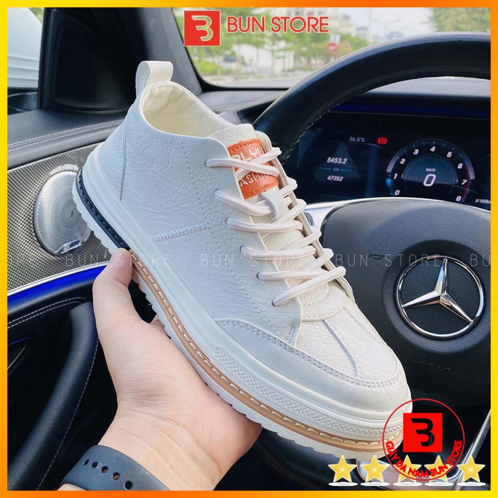 TOP Giày Nam cao cấp Bun Store - Giày da nam thời trang Sneaker trẻ trung, phong cách G9823T