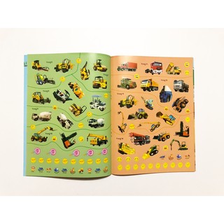 Sách - Sticker sách dán hình thú vị (Bộ 6 cuốn)