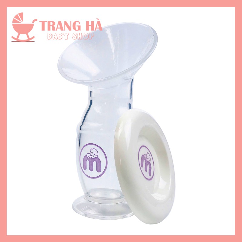 ✔️CHÍNH HÃNG ✔️ Cốc hứng sữa/ Hút sữa Mama's Choice Chất Liệu Silicon Cao Cấp Kèm Nắp Đậy Và Túi Đựng Tiện Lợi