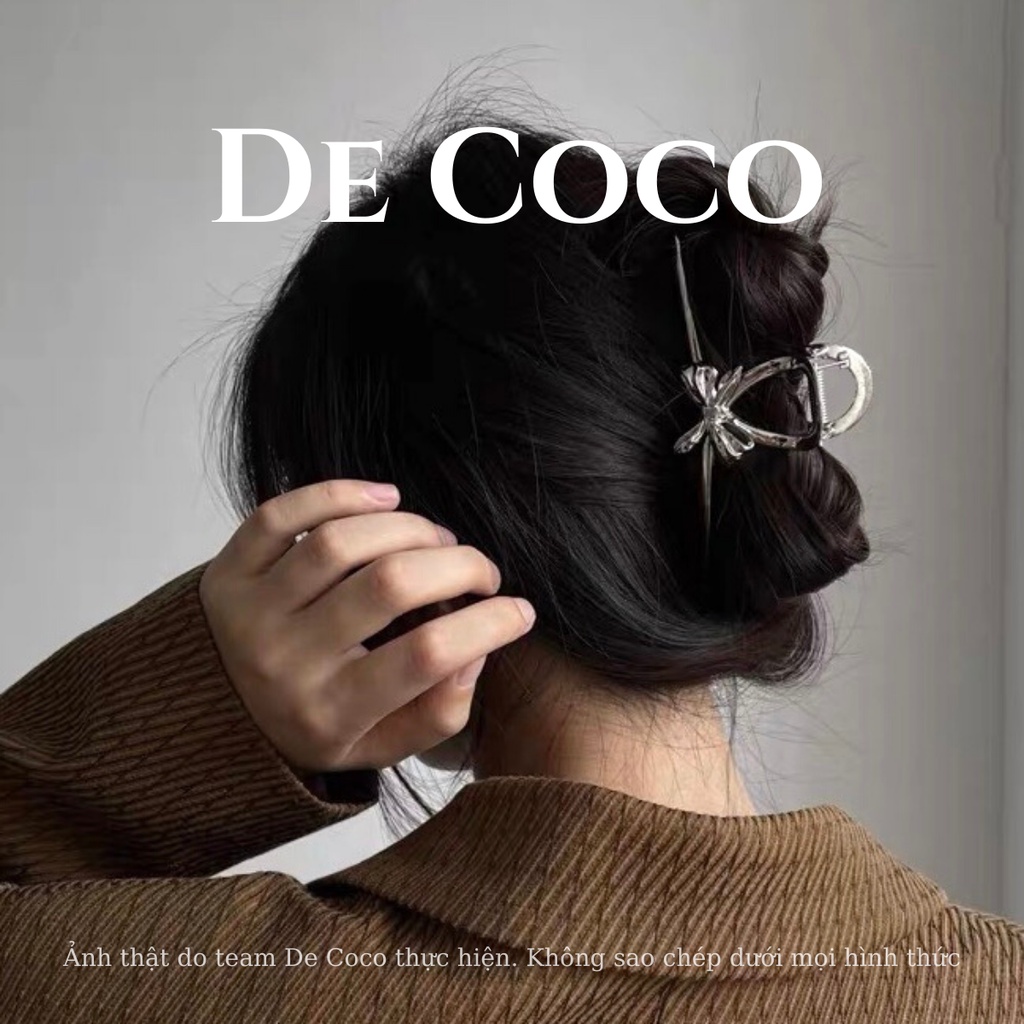 Kẹp tóc kim loại hình lượn sóng độc đáo De Coco decoco.accessories
