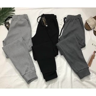 Quần jogger len tăm bo gấu