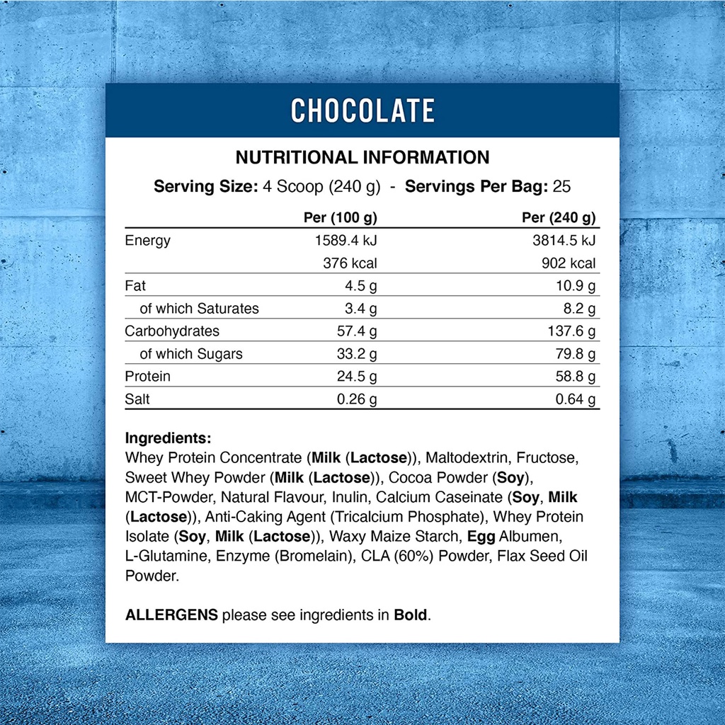 Applied Nutrition Original Critical Mass 6kg 25 lần dùng - Sữa tăng cân, tăng Cơ cho người gầy mạnh mẽ, giá tốt